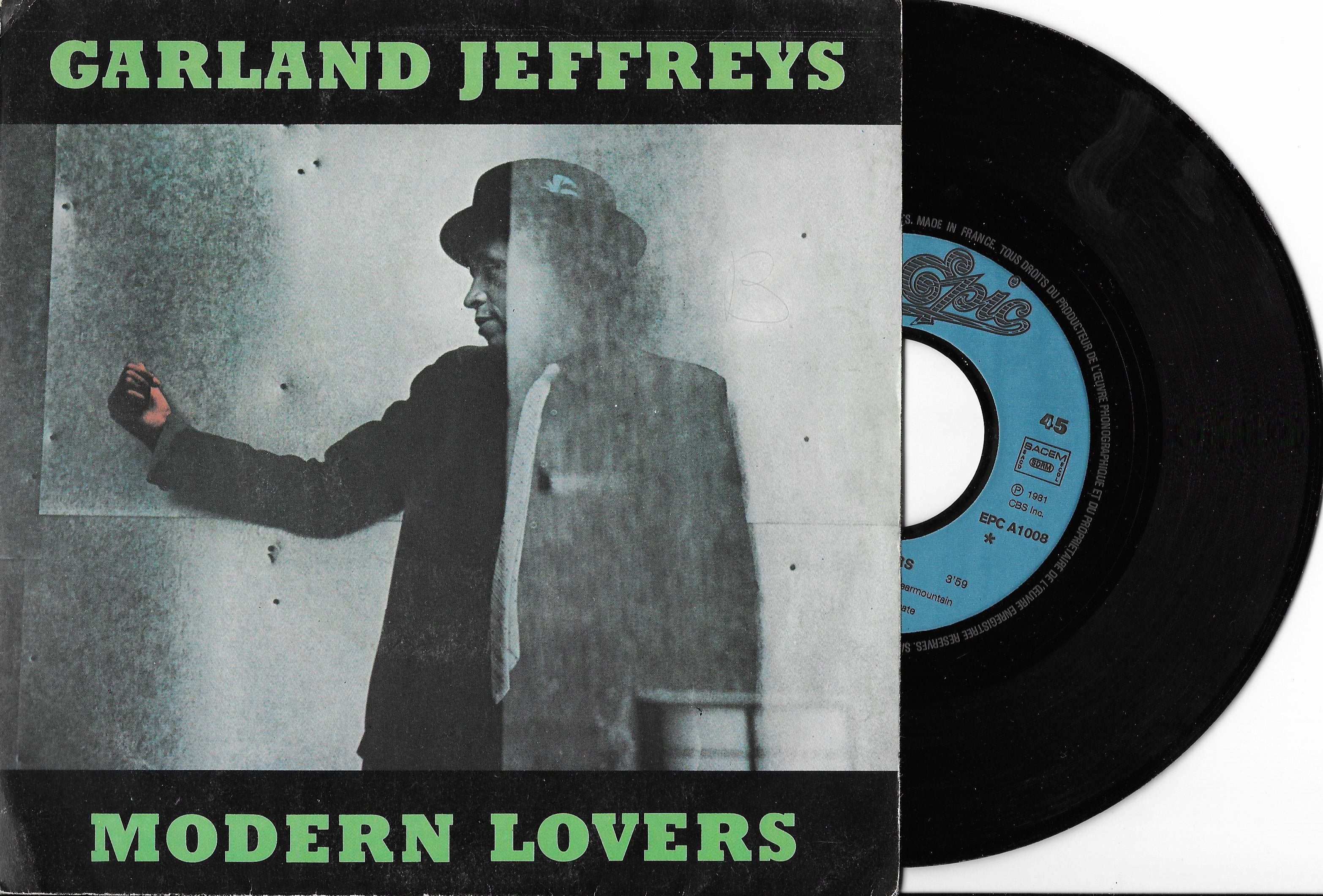 Disque Vinyle 45 tours Occasion GARLAND JEFFREYS Modern Lovers