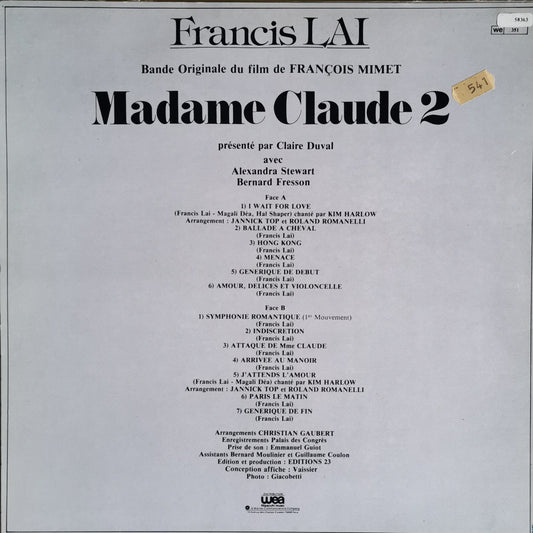 FRANCIS LAI - Madame Claude 2