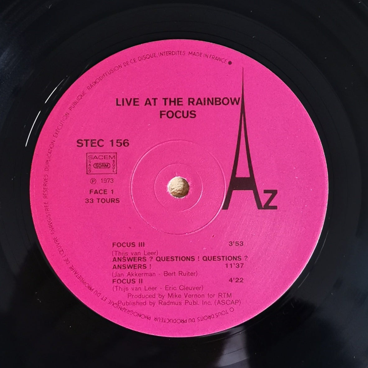 FOCUS - Live at the Rainbow
