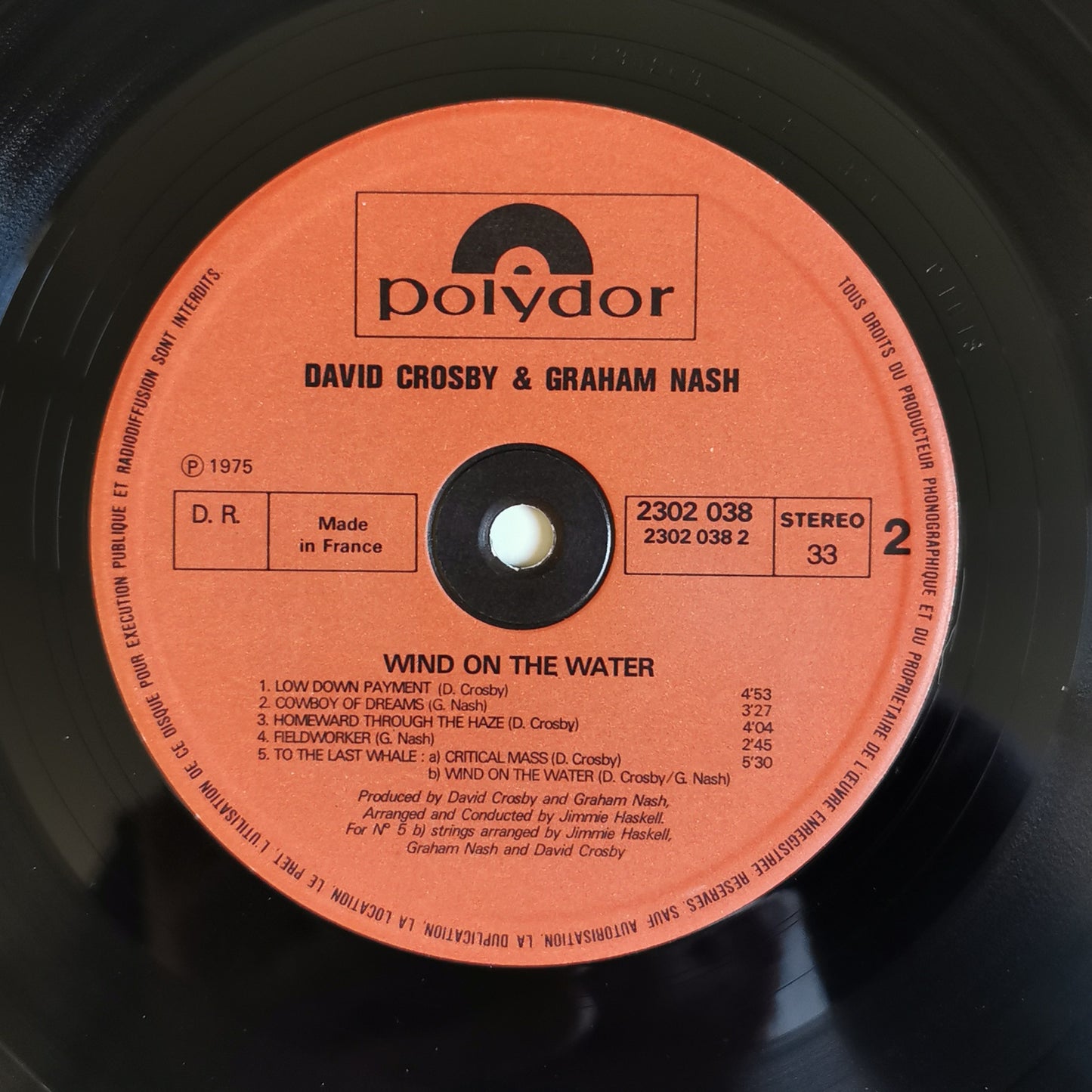 DAVID CROSBY & GRAHAM NASH - Wind On The Water