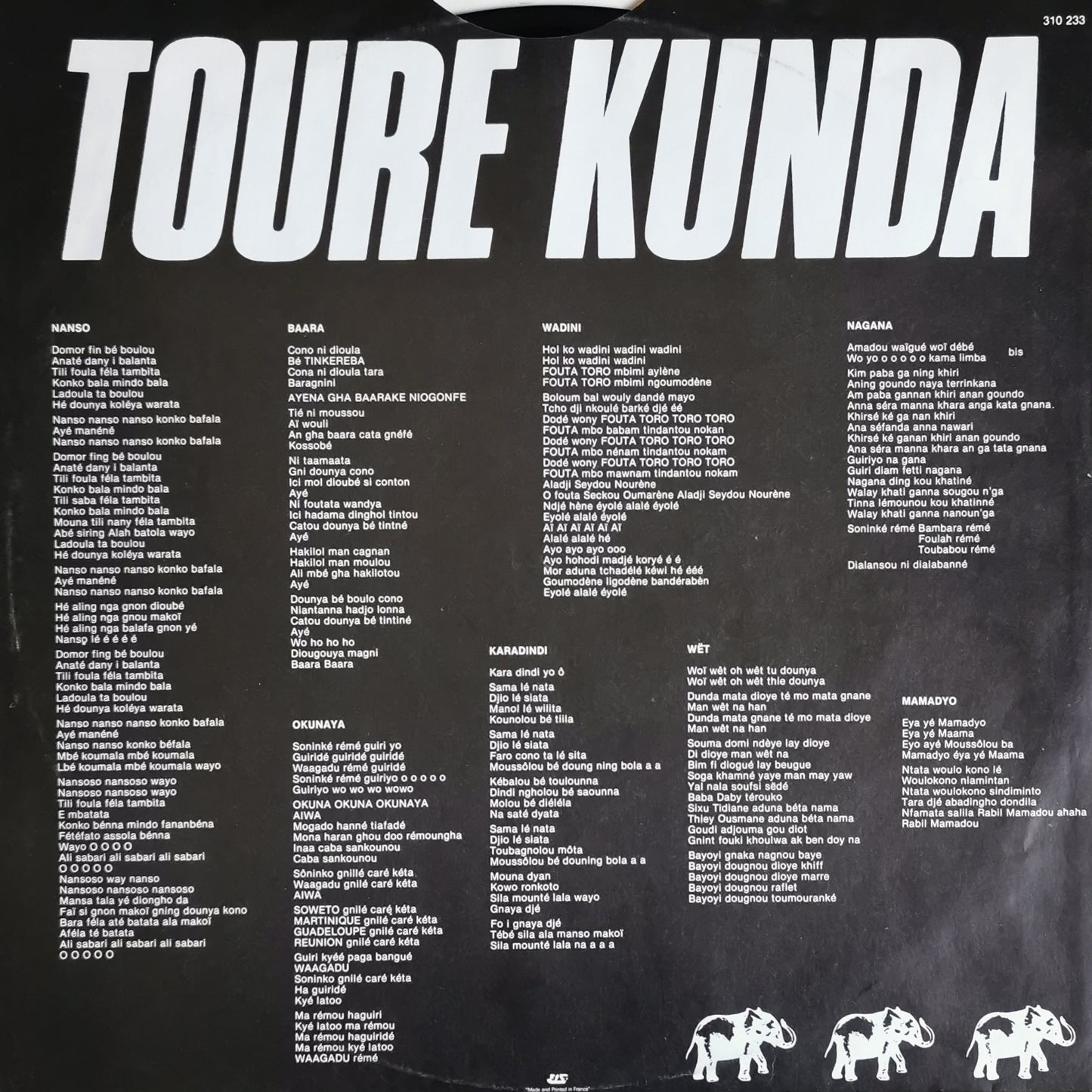 TOURE KUNDA - Toubab Bi