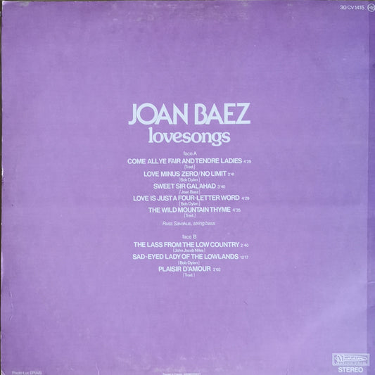 JOAN BAEZ - Lovesongs