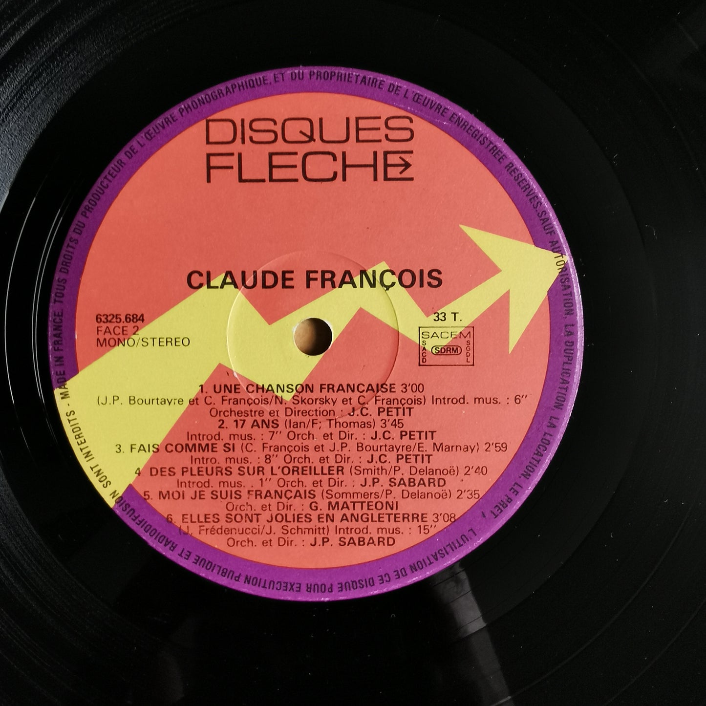 CLAUDE FRANCOIS - Pourquoi Pleurer (Sur Un Succès D'été)