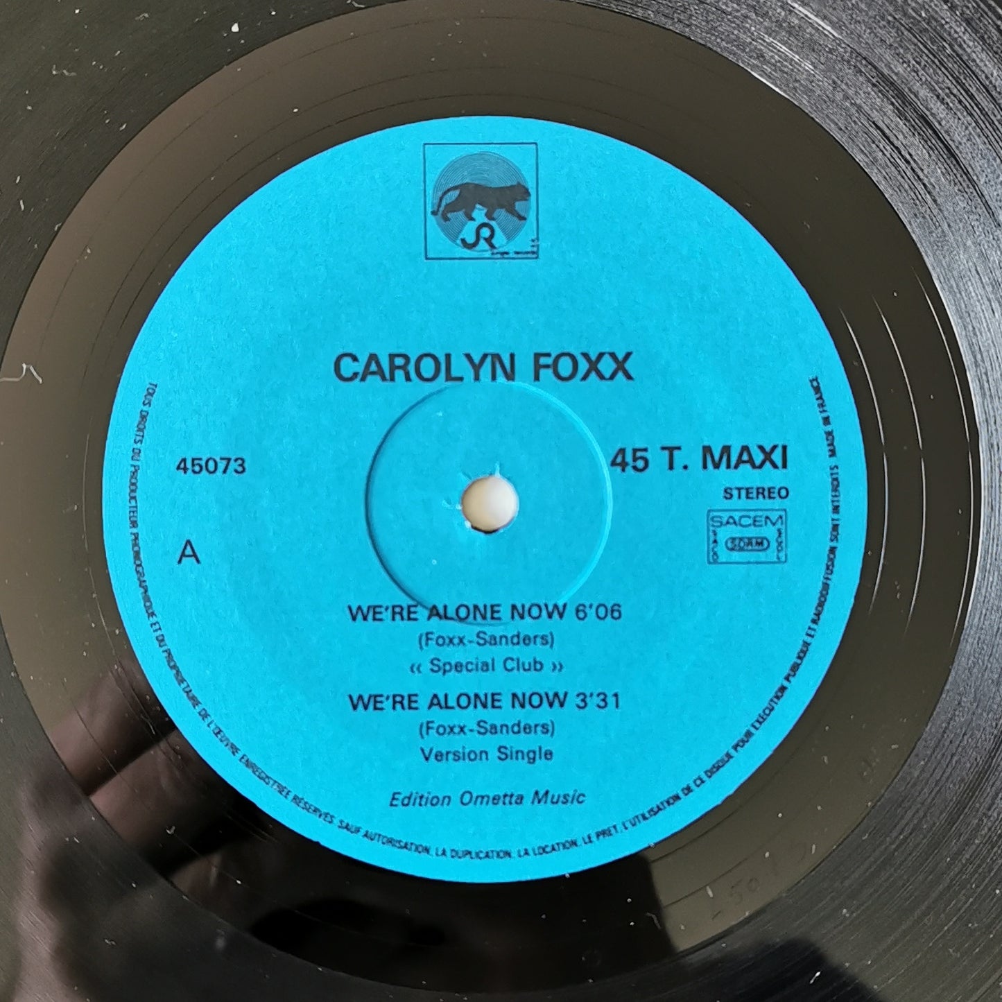 CAROLYN FOXX - We're Alone Now