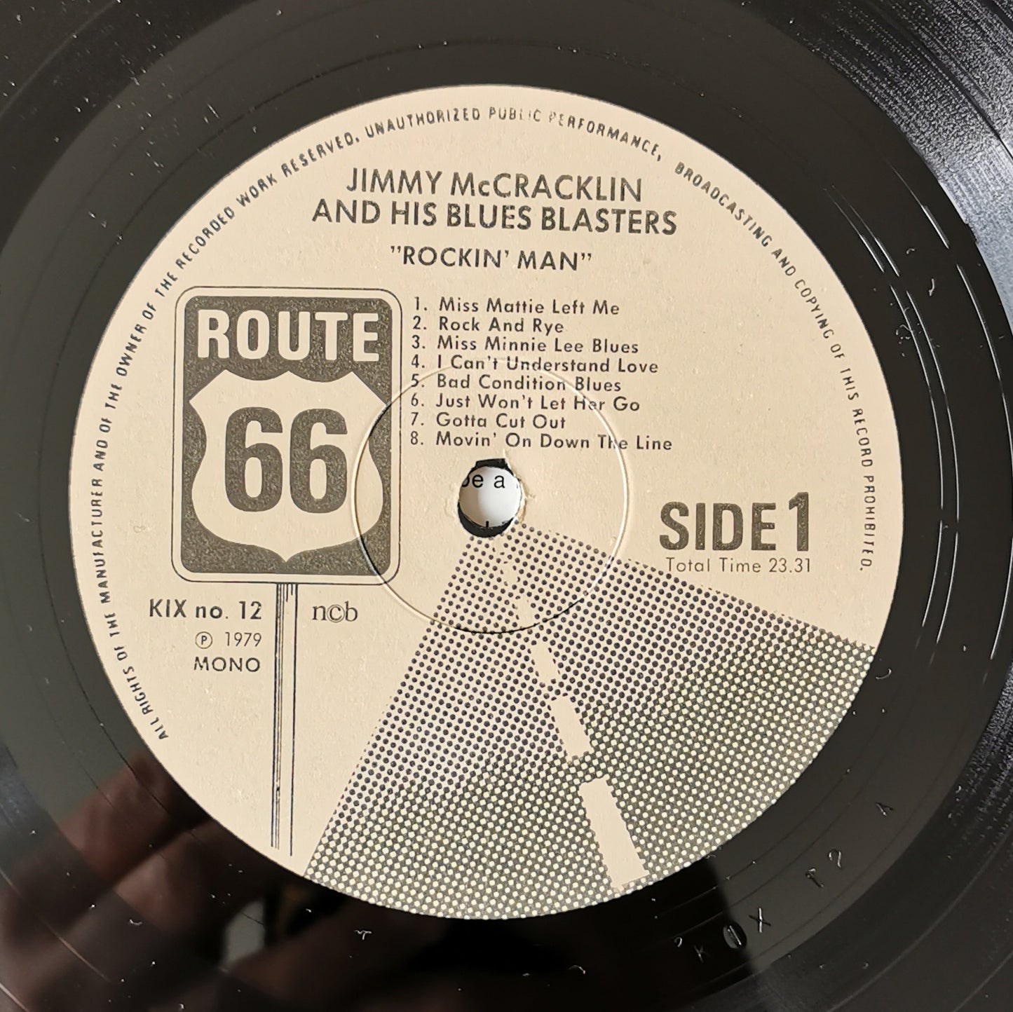 JIMMY MCCRAKLIN AND HIS BLUES BLASTERS - Rockin' Man