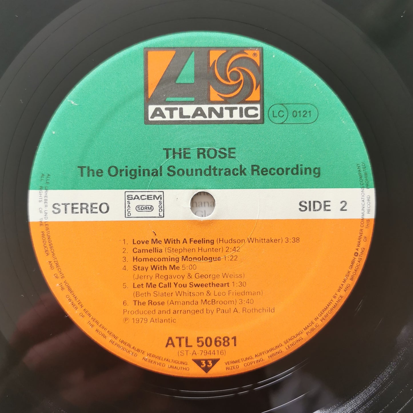 BETTE MIDLER - The Rose (Original Soundtrack)