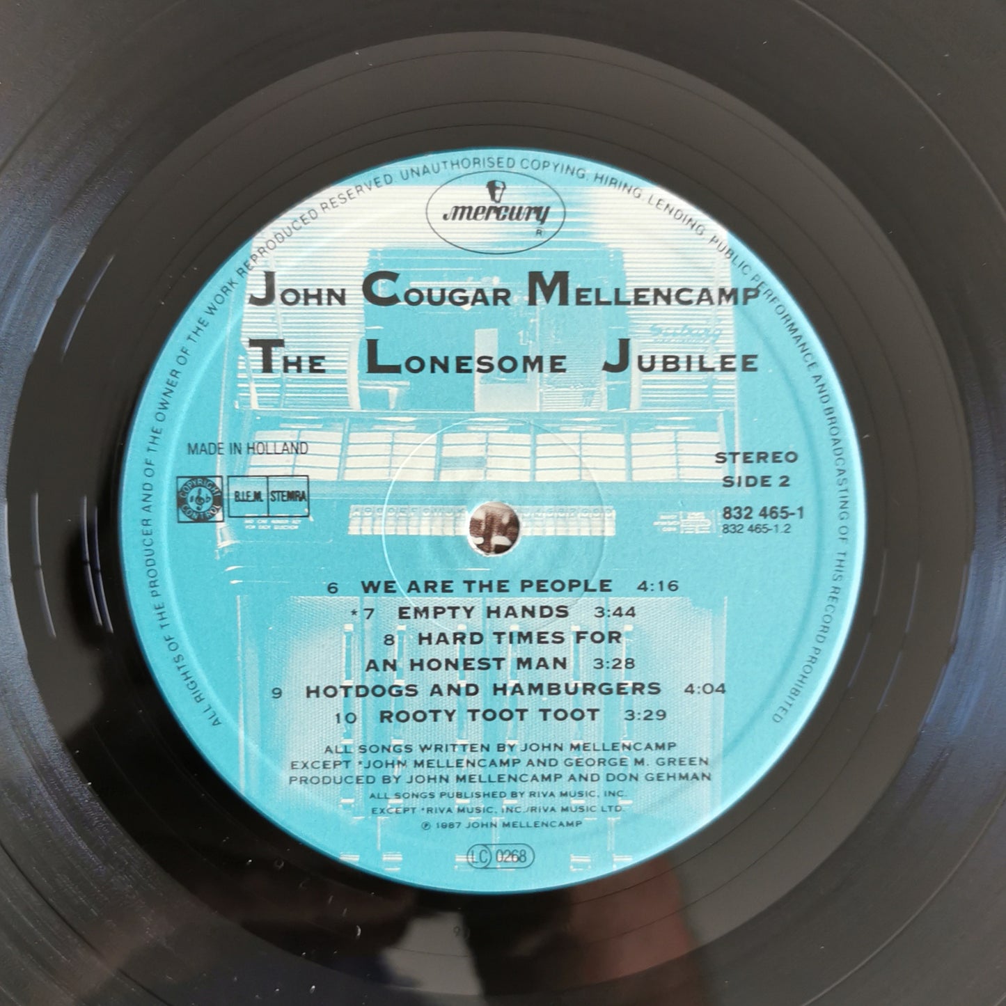JOHN COUGAR MELLENCAMP - The Lonesome Jubilee