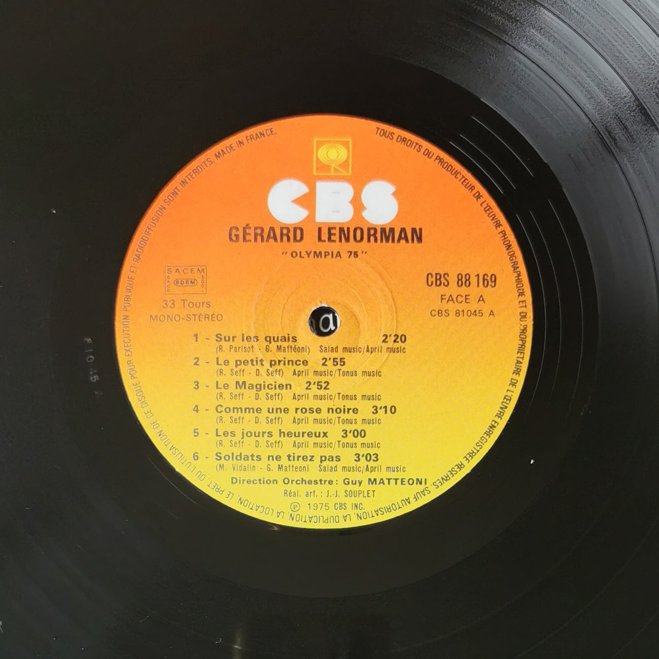 GERARD LENORMAND - Olympia 1975