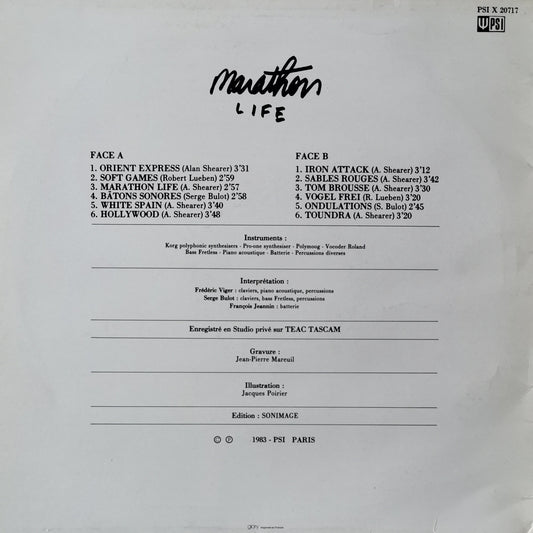 FREDERIC VIGIER, SERGE BULOT, FRANCOIS JEANNIN - Marathon Life