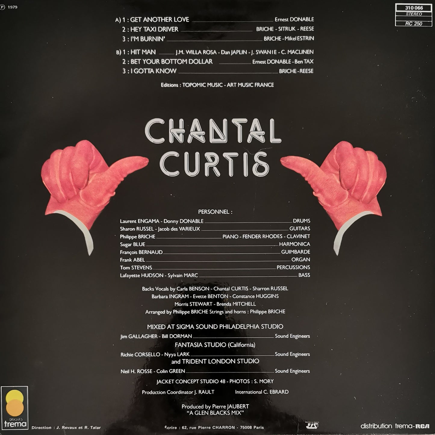 CHANTAL CURTIS - Get Another Love