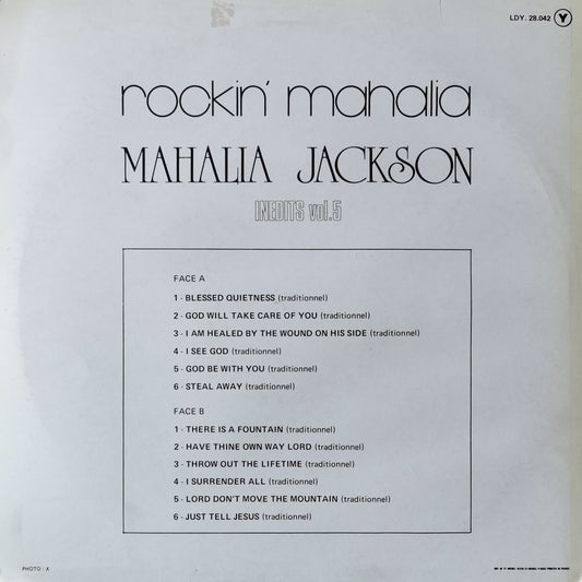 MAHALIA JACKSON - Rockin' Mahalia / Inedits Vol.5