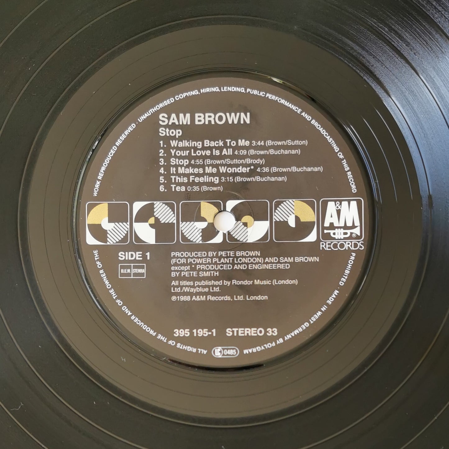 SAM BROWN - Stop !