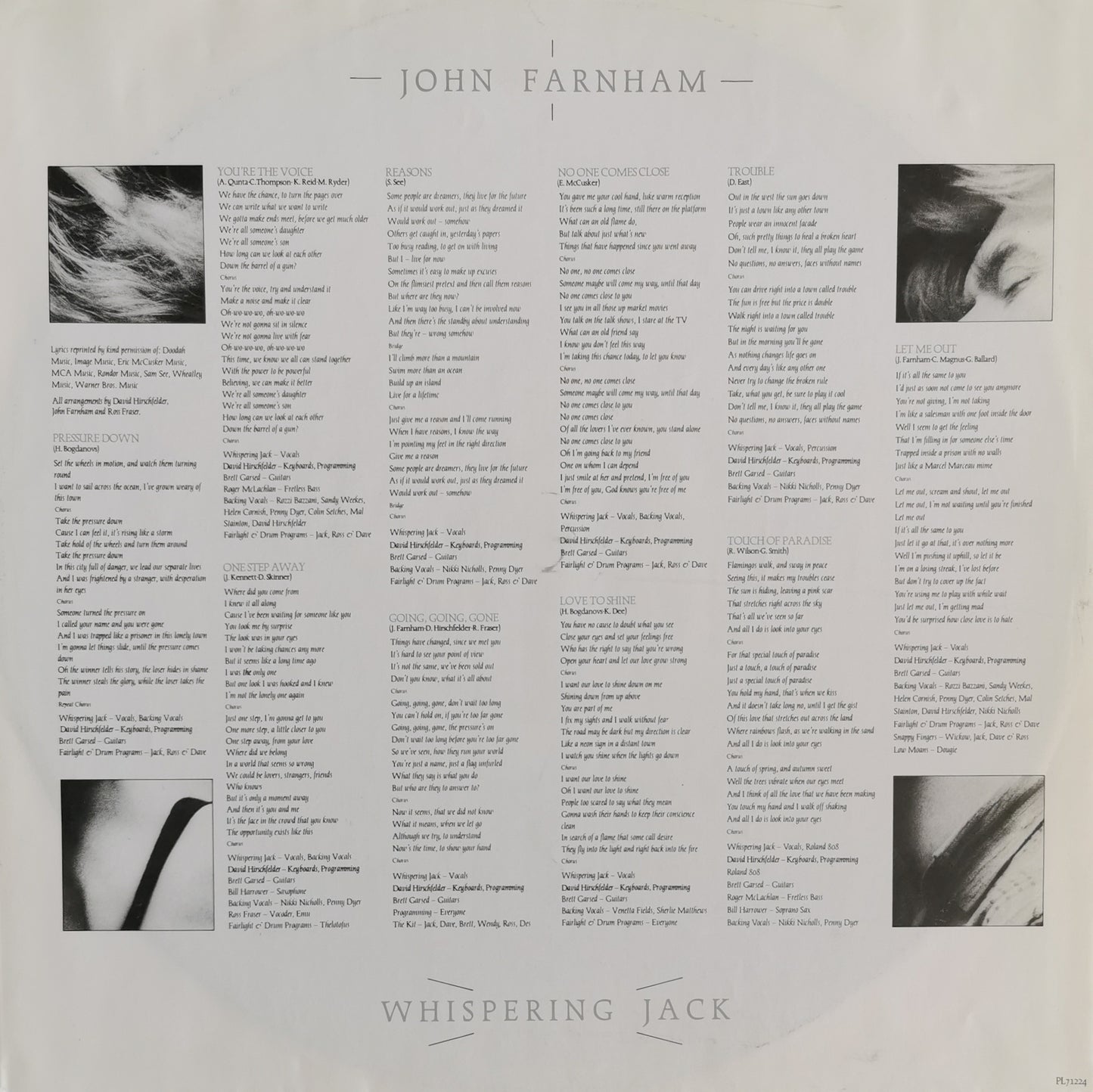 JOHN FARHAM - Whispering Jack