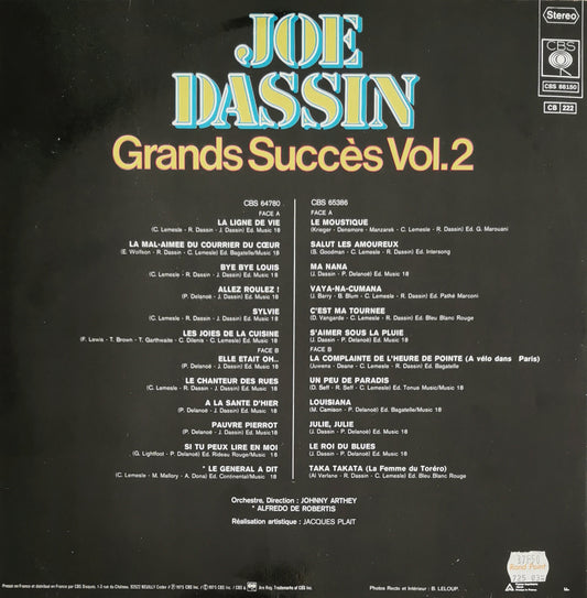 JOE DASSIN - Grands Succès Vol.2