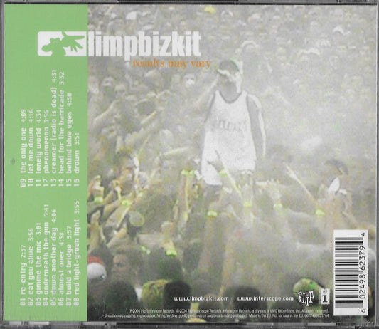 LIMP BIZKIT - Results May Vary (CD+DVD)