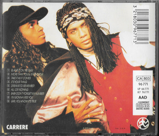 MILLI VANILLI - All Or Nothing - The U.S. Remix Album