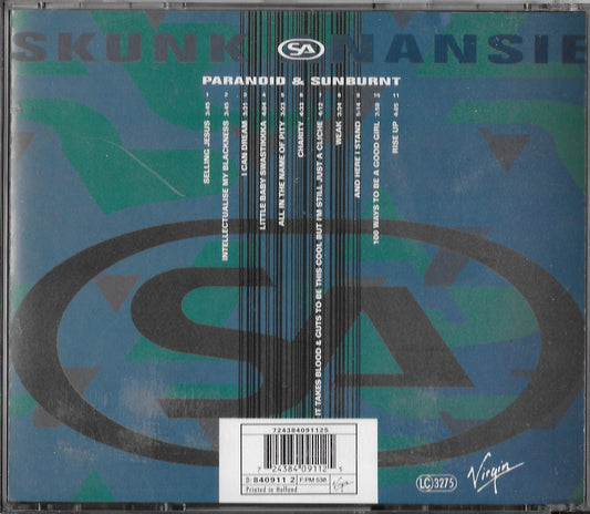 SKUNK ANANSIE - Paranoid & Sunburnt