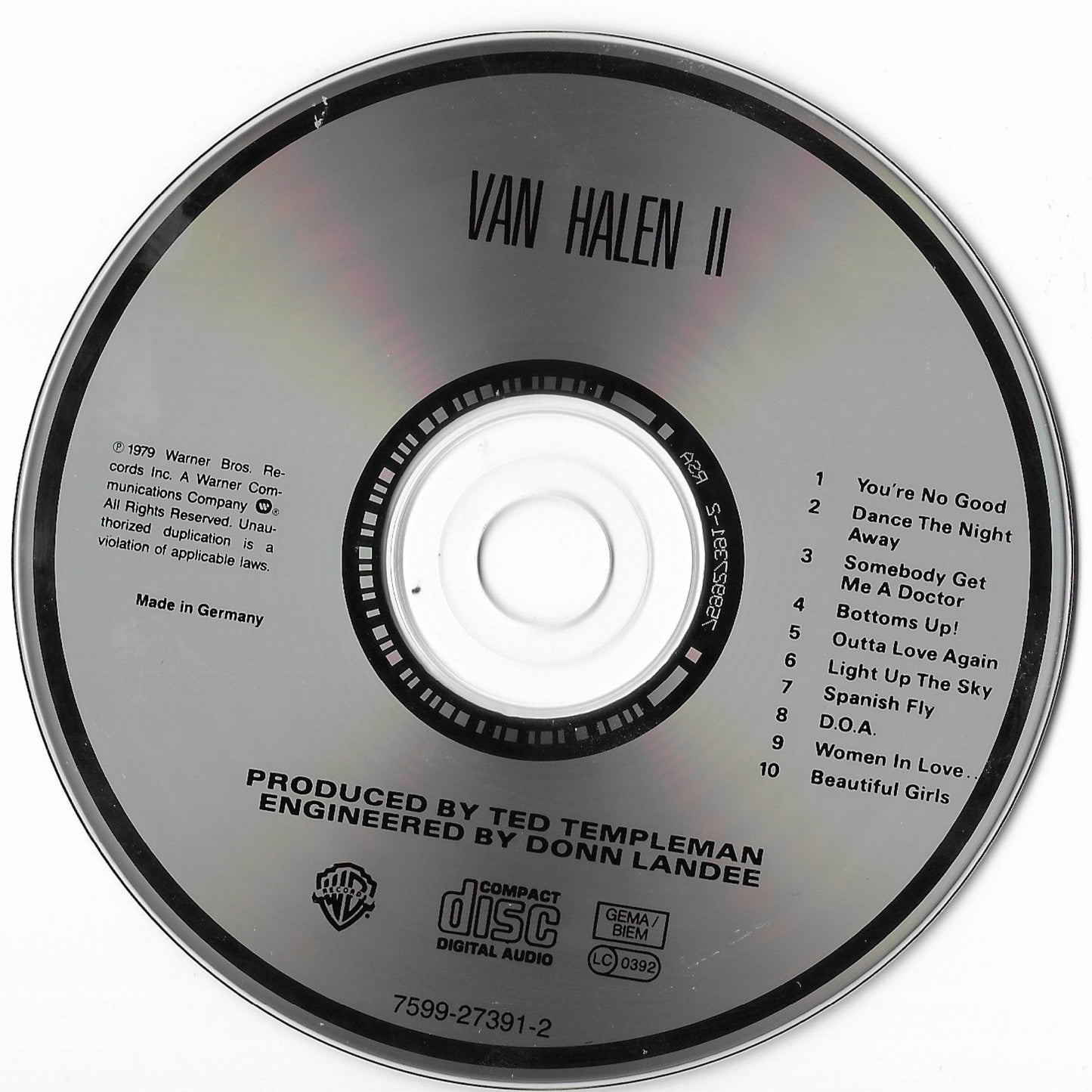 VAN HALLEN - Van Halen II