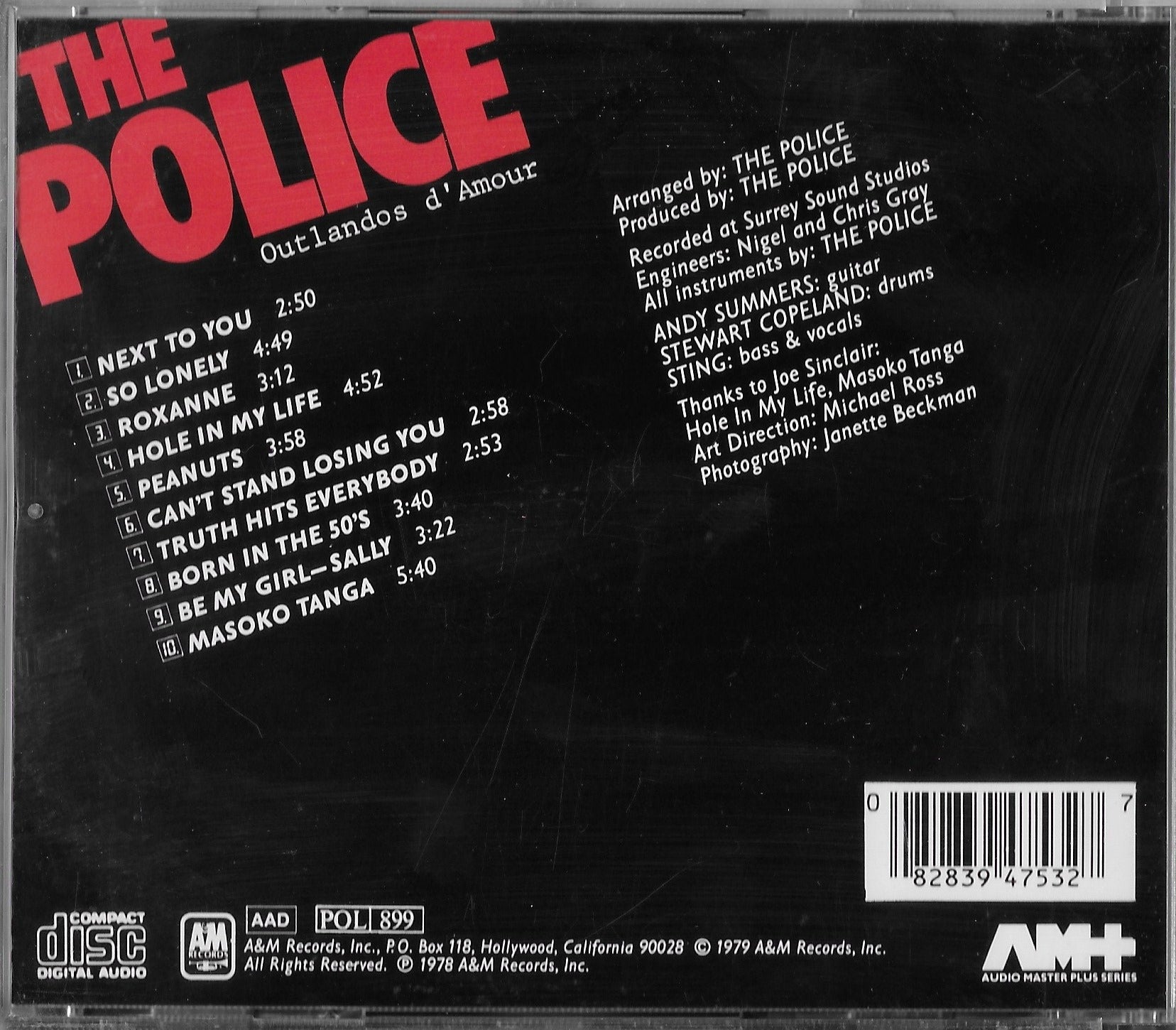 The Police - The Police - CD album - Achat & prix