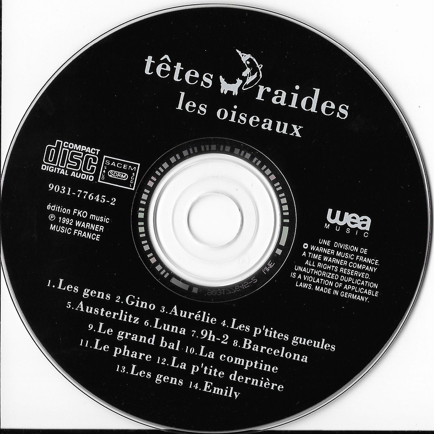 TETES RAIDES - Les Oiseaux