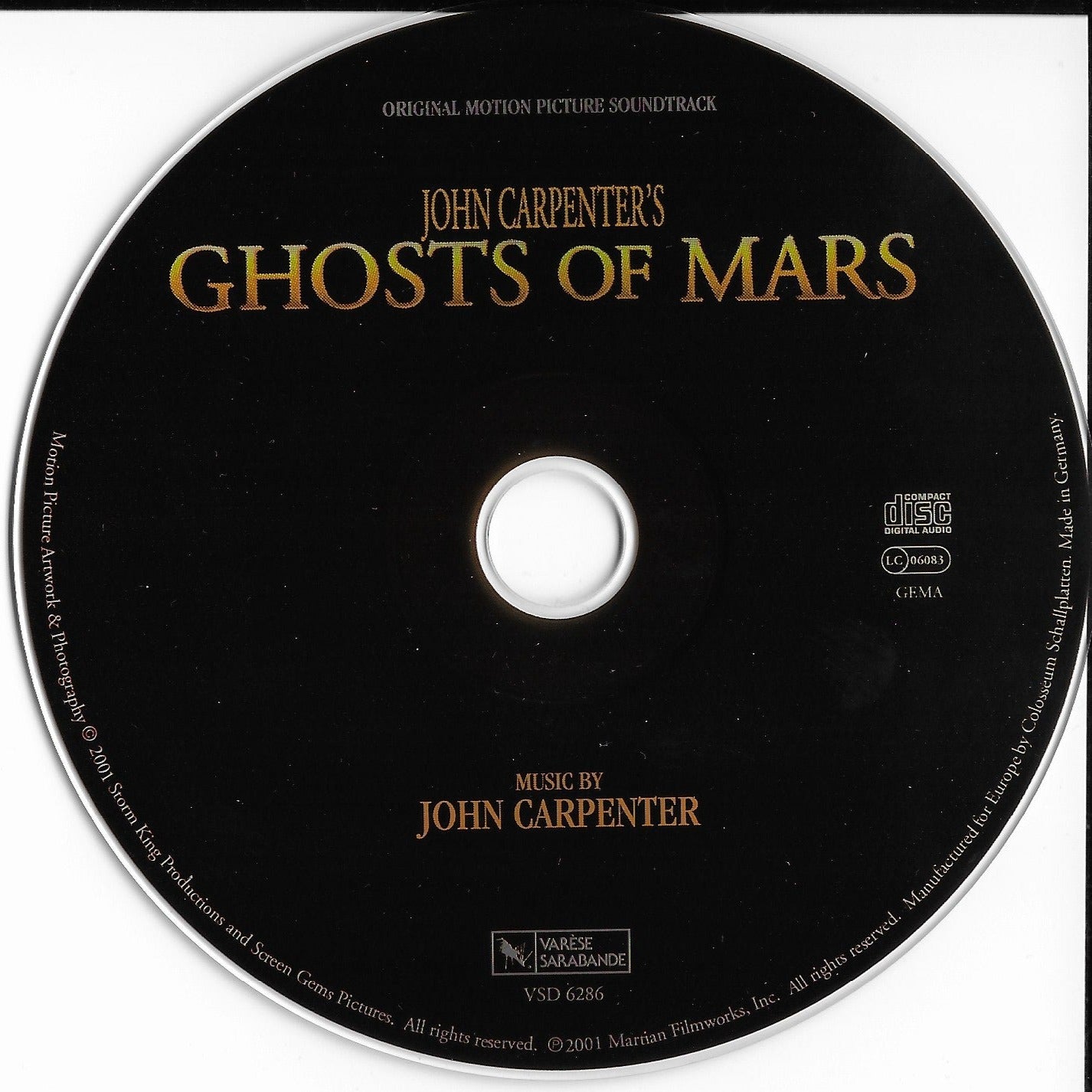 JOHN CARPENTER - Ghosts of Mars