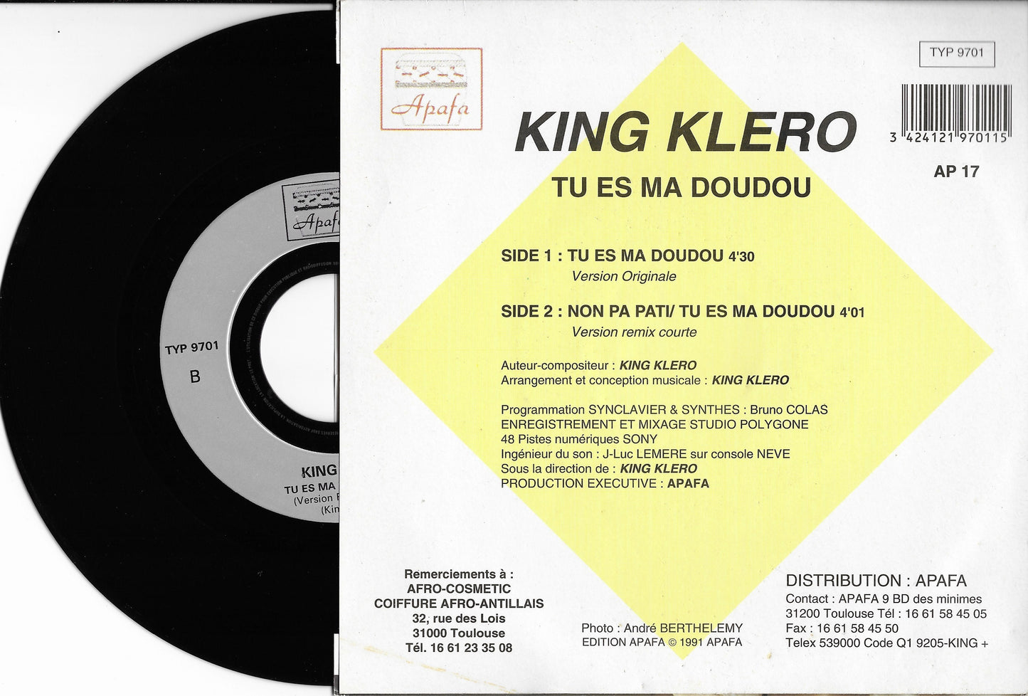 KING KLERO - Tu Es Ma Doudou