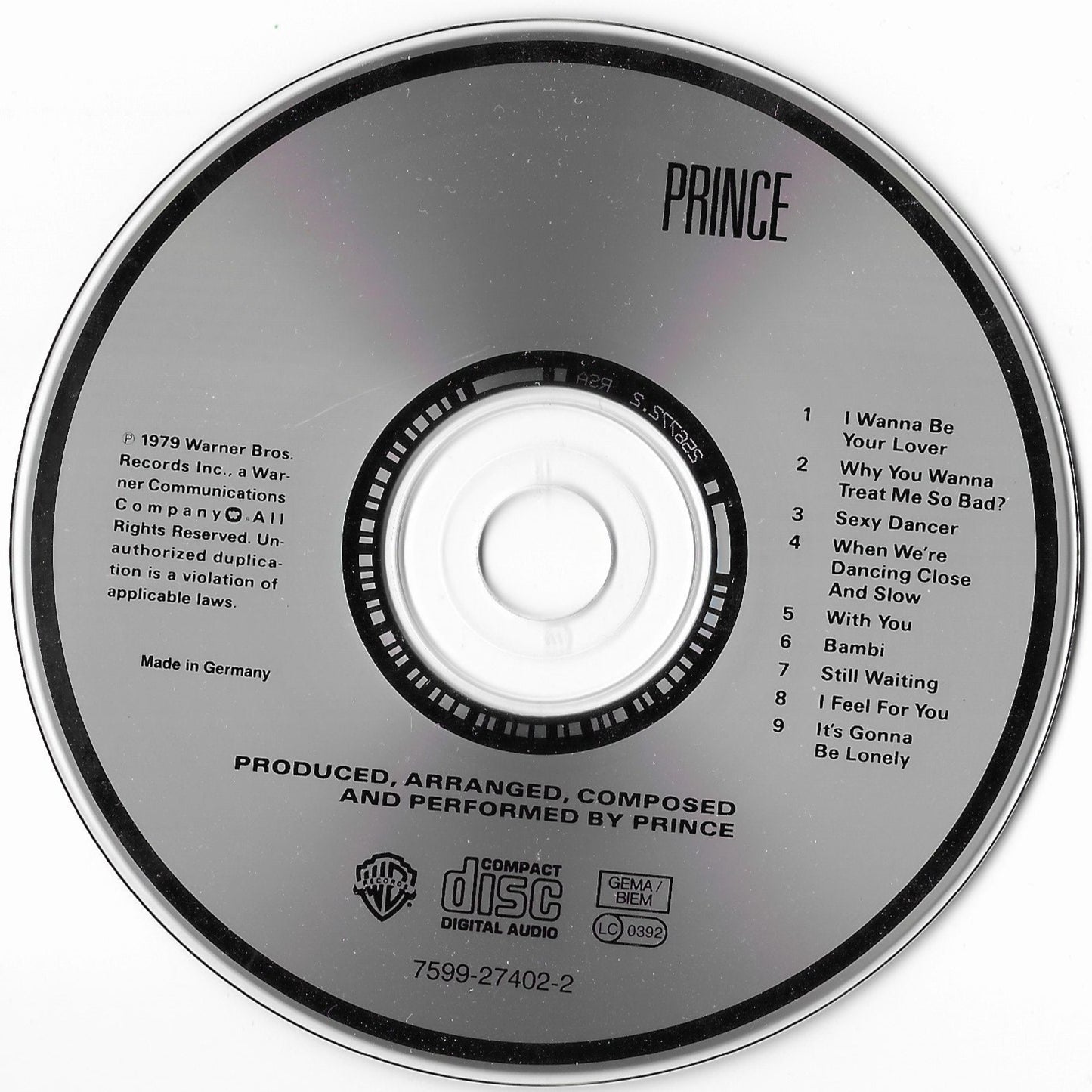 PRINCE - Prince 1979