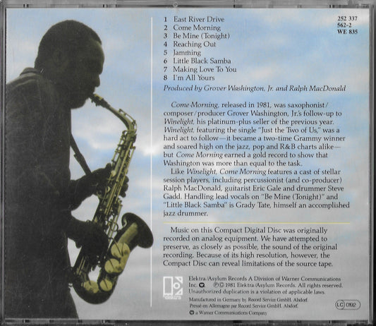 GROVER WASHINGTON JR. - Come Morning