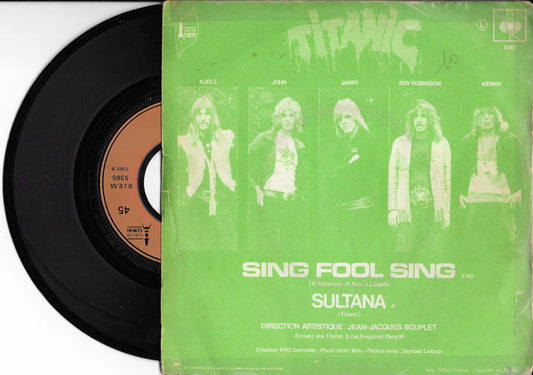 TITANIC - Sing Fool Sing / Sultana