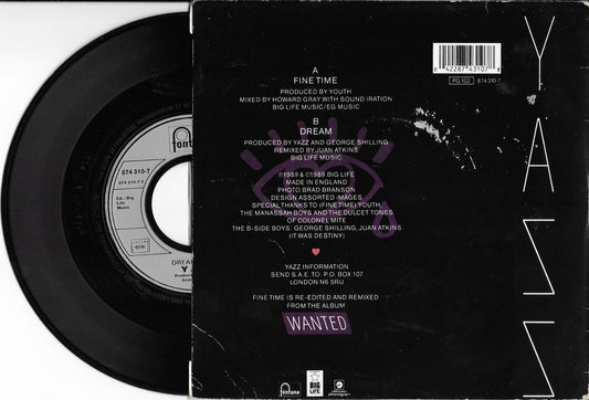 YAZZ - Fine Time