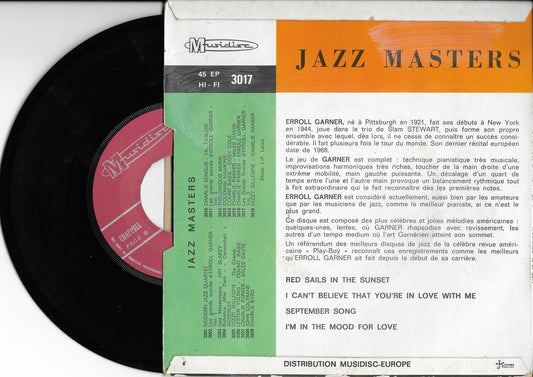 ERROLL GARNER - The Greatest Erroll Garner Vol.3 EP