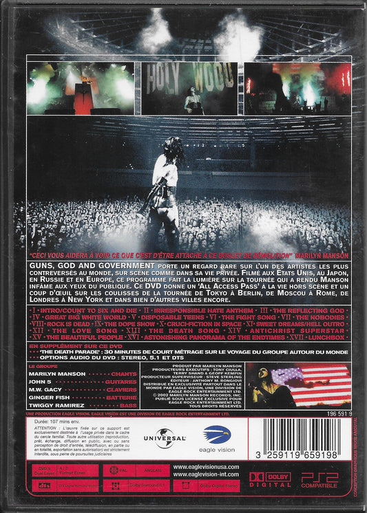 MARILYN MANSON - Guns, God And Government World Tour