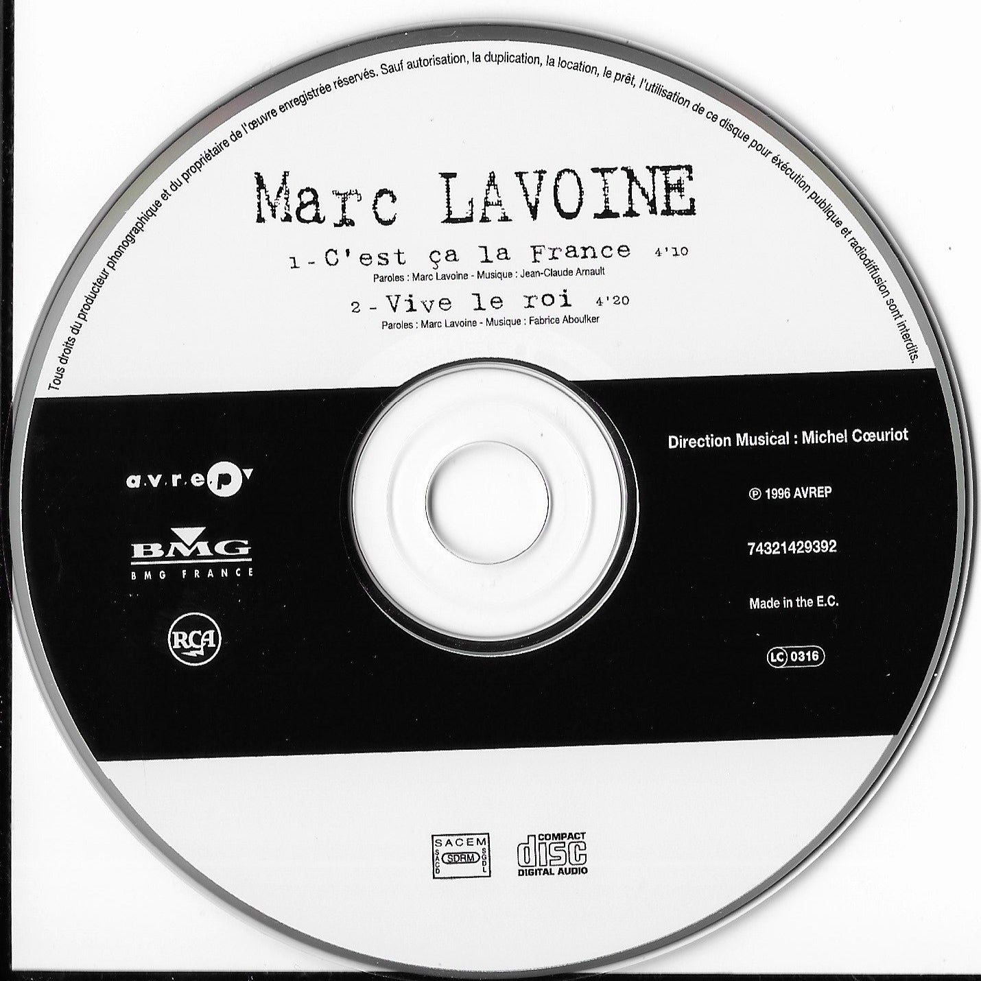 MARC LAVOINE - C'Est Ça La France