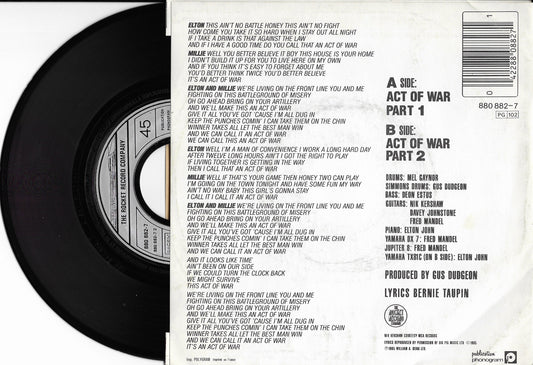 ELTON JOHN & MILLIE JACKSON - Act Of War