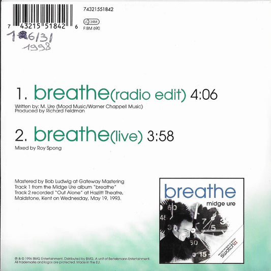 MIDGE URE - Breathe