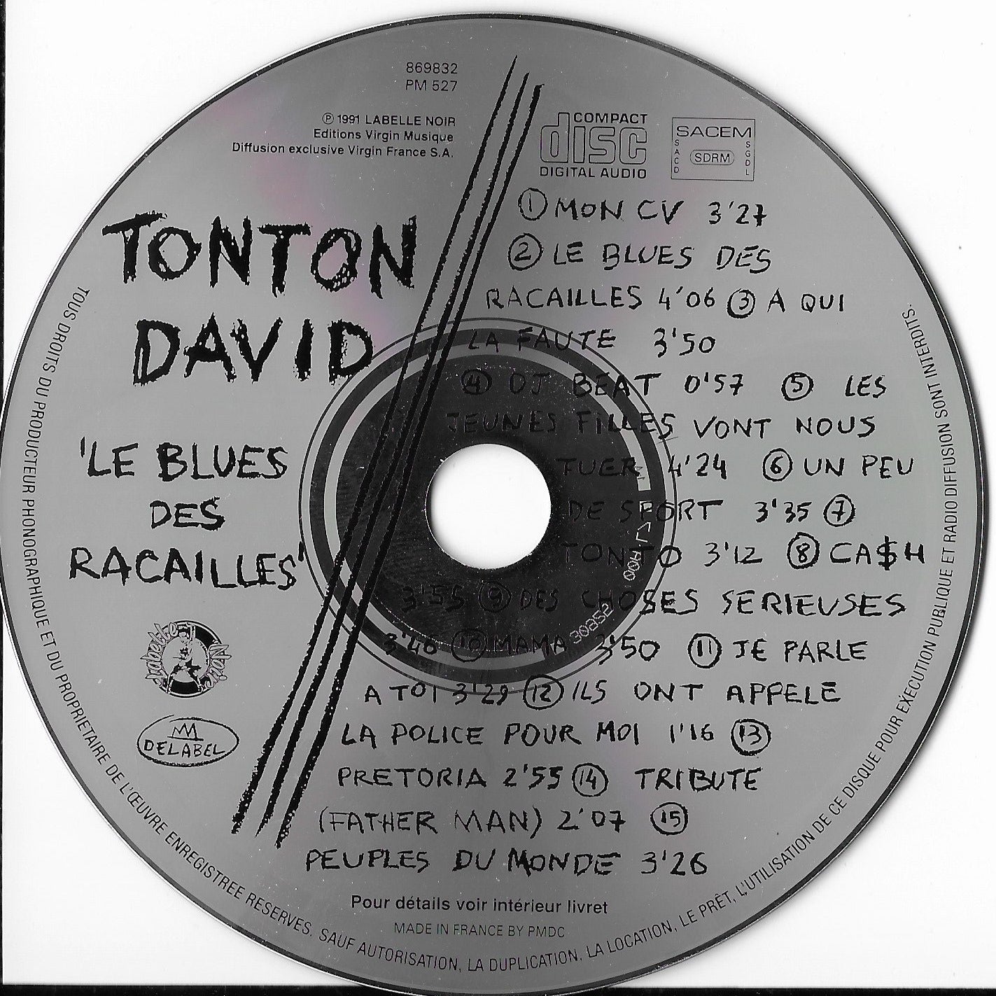 TONTON DAVID - Le Blues Des Racailles