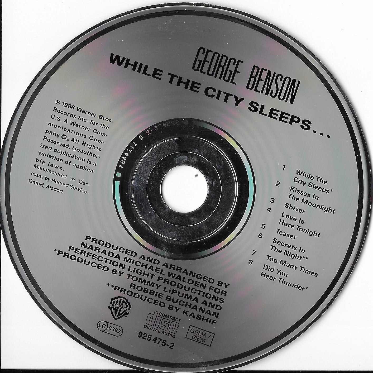 GEORGE BENSON - While The City Sleeps...