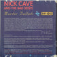 NICK CAVE & THE BAD SEEDS - Murder Ballads