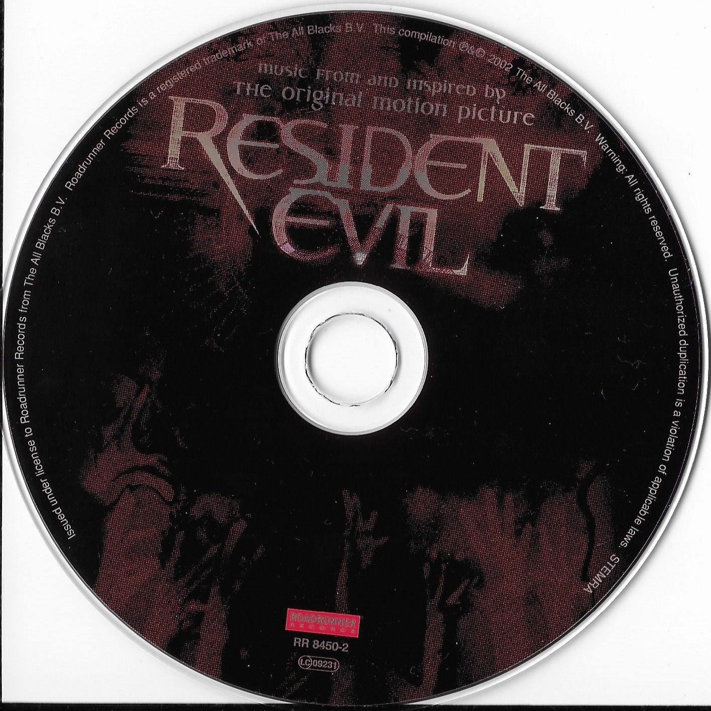 RESIDENT EVIL - Music From And Inspired By The Original Motion Picture