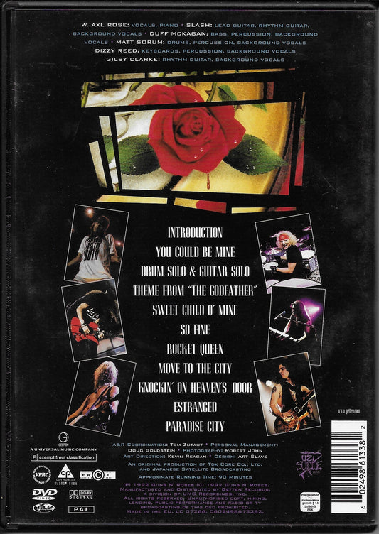 GUNS N' ROSES - Use Your Illusion II - World Tour - 1992 In Tokyo
